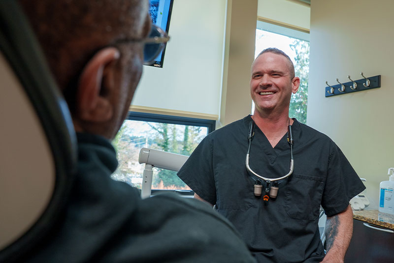 Doctor consulting with Patient