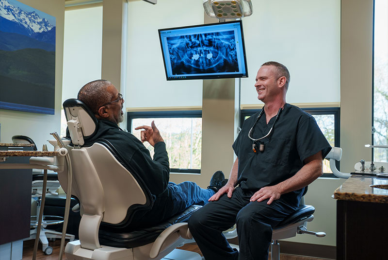 Doctor consulting with Patient