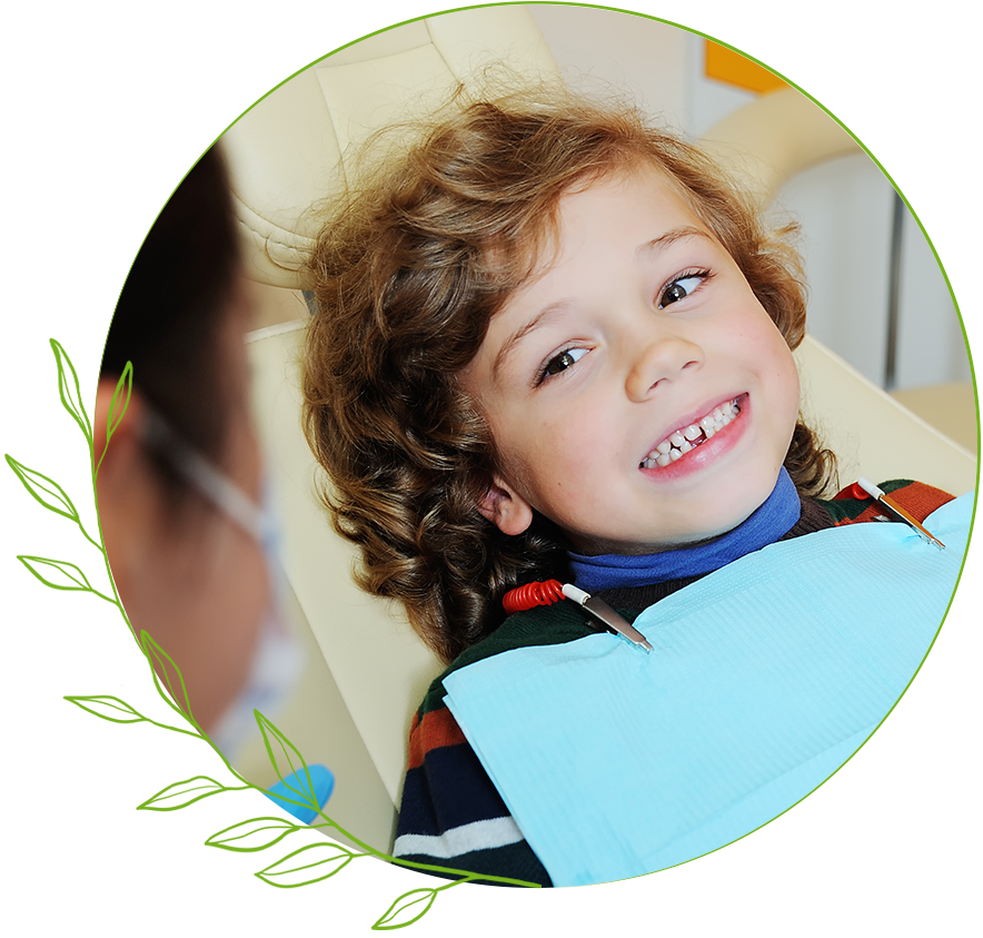 Child Smiling at dentist